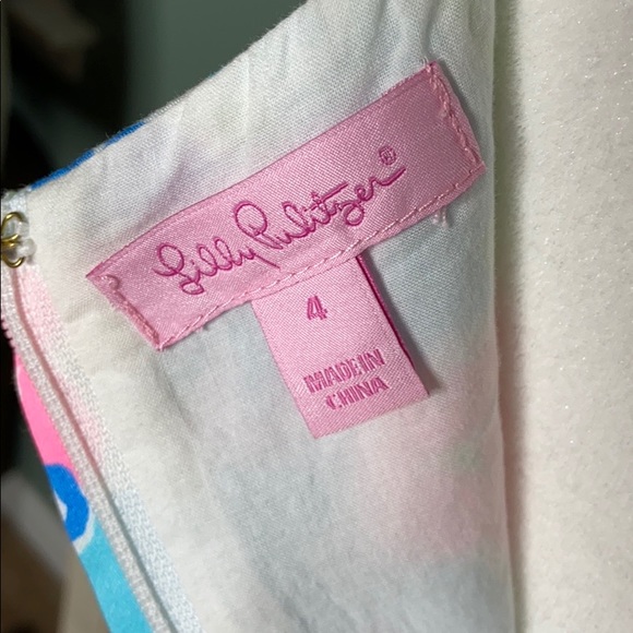 Lilly Pulitzer Serena Dress Spring Fling Floral 4 EASTER 🐣 - Picture 5 of 7